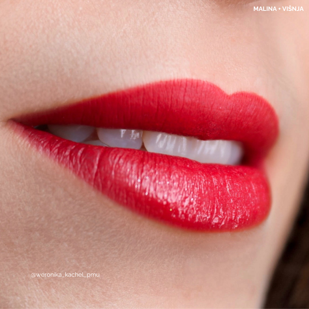 savich malina pigment za usne, trajna šminka usana, savich pigmenti, savich edukacije, savich akademija, boja za trajnu šminku usana, labello lips