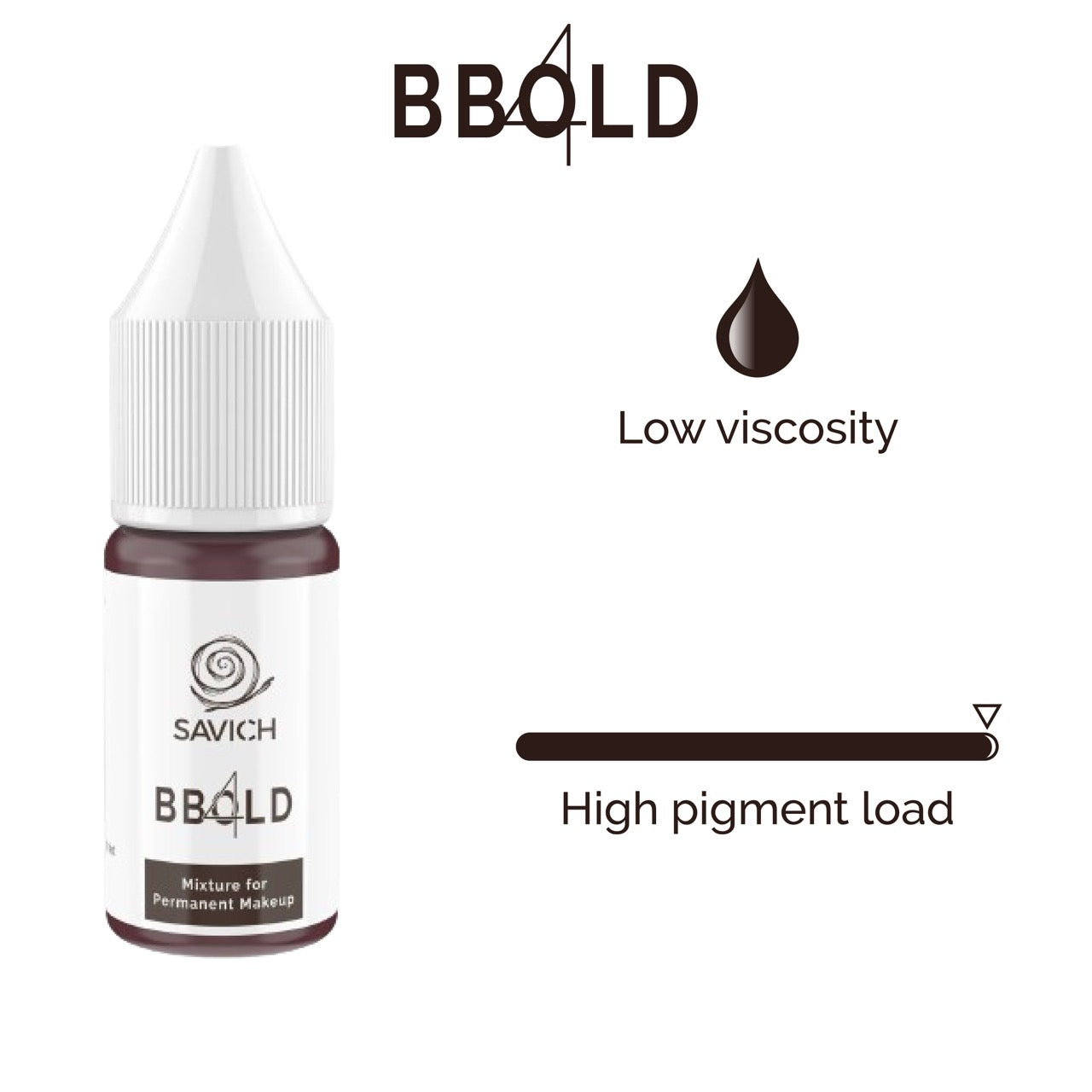 BBOLD Savich pigment for eyebrows tattoo.