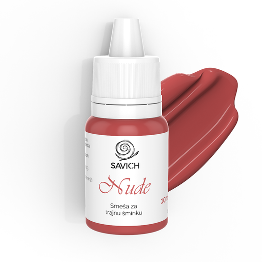 savich nude pigment za usne, trajna šminka usana, savich pigmenti, savich edukacije, savich akademija, boja za trajnu šminku usana, labello lips